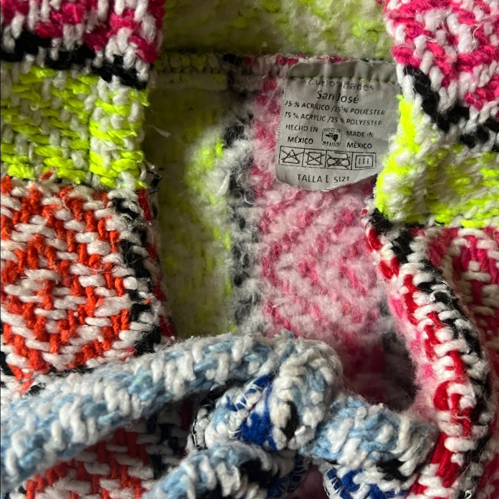 Multicolor Geometric Pattern Hoodie - image 2